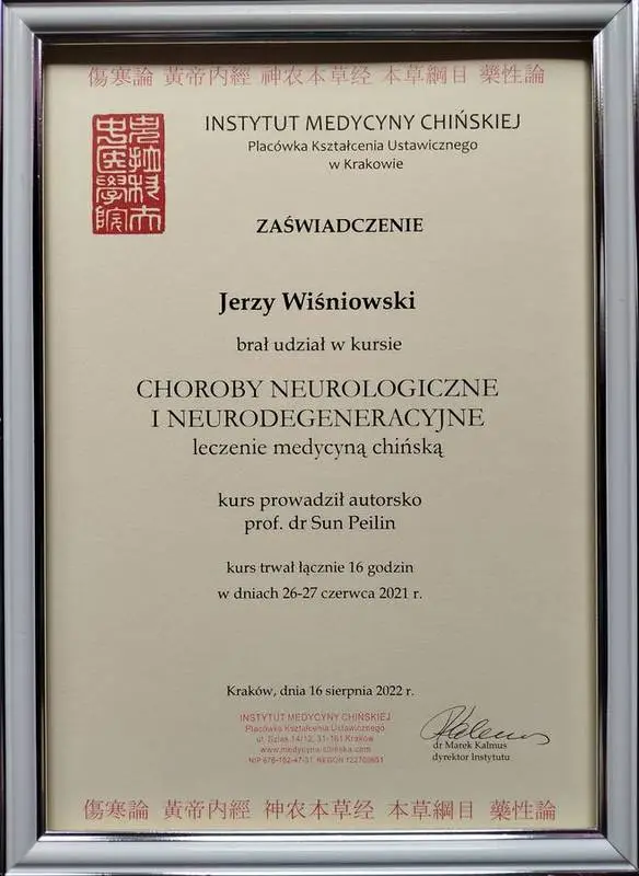 Certyfikat praktyki klinicznej