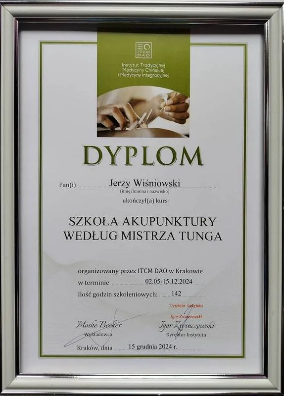 Dyplom medycyny naturalnej